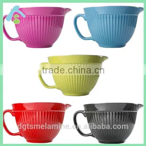 Manufacture Melamine Mixing Bowl With Handle in China thumbnail-1