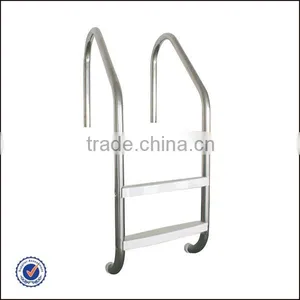 P1840 Extendable Swimming Pool Stainless Steel Ladder With Plastic 2/3/4 Steps for In-ground Pool thumbnail-2