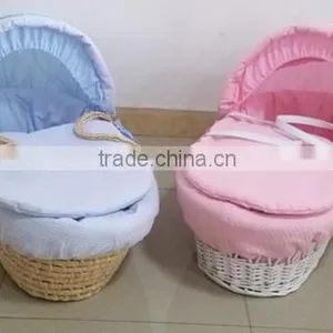 Waffle Cosy Moses Basket Bassinet Bedding Set / Moses Basket Dressings thumbnail-1