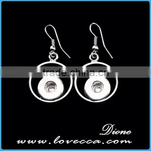 Turkish Fashion Jewelry Wholesale Elegant Silver Women Crystal Earrings thumbnail-1