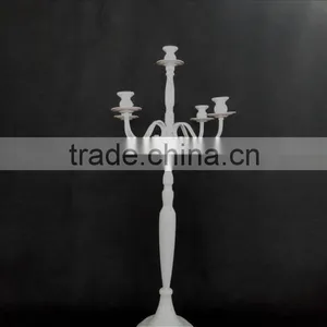 Professional 5arms Silver Gold Crystal Candelabras Centerpiece Candle Holder thumbnail-1