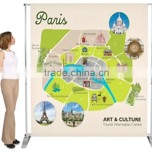 Adjustable Aluminum Fabric Pop up Backdrop for Event thumbnail-1