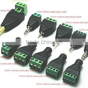 Environmental Friendly Material Solderless 3.5mm Audio Plug thumbnail-2