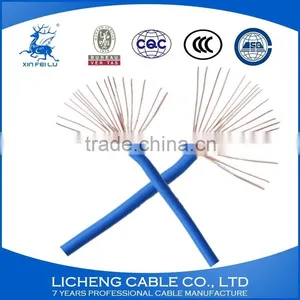 Hot Sale China Manufacturer Blue House Wiring Copper Core PVC Insulated Flexible Wire and Cable -BVR(10mm2) thumbnail-2