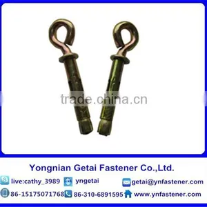 Zinc Yellow Eye Bolt Sleeve Anchor thumbnail-2