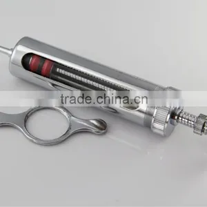 10ml Stainless Steel Veterinary Syringe thumbnail-1