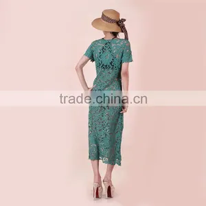 Lace Ladies Evening Dress African Kitenge Designs Dresses thumbnail-3