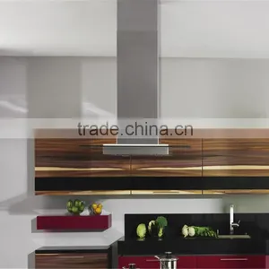 High Gloss Red Kitchen Chimney Design Kitchen Cabinet thumbnail-4