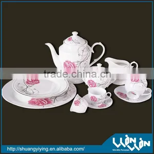 Electroplating Porcelain Dinner Set Wwd-130035 thumbnail-1