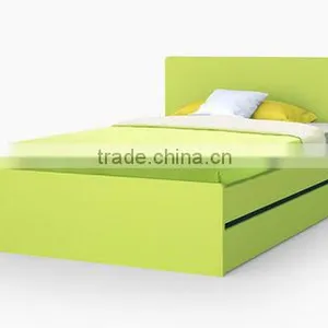 Queen Bunk Cheap Price Children Bedroom Furniture In Green Color thumbnail-1