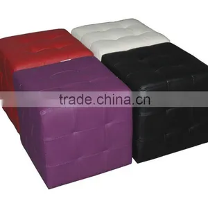Modern PU Square Ottoman thumbnail-1