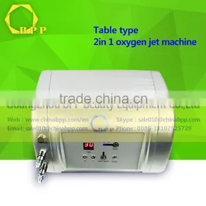 Face Lift Certified Oxygen Water Jet Dispel Black Relieve Skin Fatigue Rim Skin Whitening Peeling Microdermoabrasion Facial Machine Hyperbaric Oxygen Facial Equipment thumbnail-1