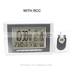 Digital RCC Weather Station Wifi Desktop Clock, Wireless RCC Weather Station Clock With Weather Forecast thumbnail-1