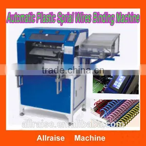 Auto Single Loop Spiral Forming Binding Machine For Plastic Loop thumbnail-1