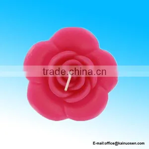 Pink Fuchsia Rose Floating Candles Candle Wedding Sweet thumbnail-1
