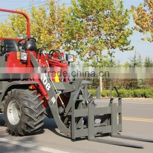 Everun Hoflader ER08 Mini Loader With New Cabin/Quick Hitch for Sale thumbnail-4