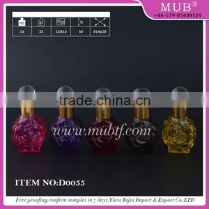 D0055 Roll Bottle Glass Bottle Aluminum Perfume Bottle Wholesale thumbnail-1