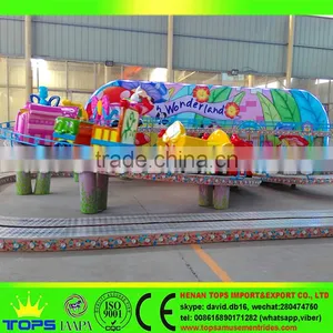 10 Car Roller Coaster High Quality New Electric Mini Shuttle thumbnail-1