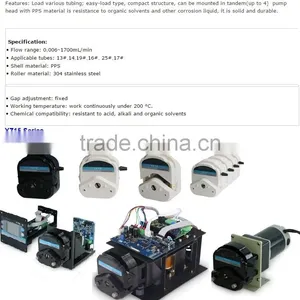 KWT300S Low Flow Precise Variable Speed Peristaltic Pump/ Tubing Pump / Dosing Pump for Water Pumps Fluid / 4XYZ15 Pump Head thumbnail-2