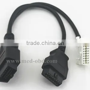 J1962M to 2 J1962F, Y Cable Splitter 1ft thumbnail-1