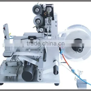 Flat Bottle Label Printing Machine,Semi Automatic Labeling Machine With Date Printer thumbnail-2