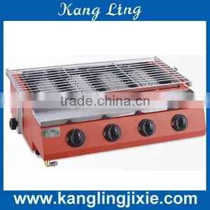 4 Small Head Gas Barbecue Grill Machine for Commercial Use thumbnail-3