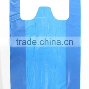 Plastic Material and HDPE Plastic Type Hdpe Freezer Bag Vest Handle thumbnail-1