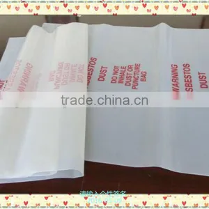 LDPE 200mic With Printing Plastic Packing Asbestos Waste Bag thumbnail-1