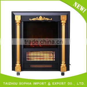 Mini Portable 220v Electric Freestanding Fireplace thumbnail-2