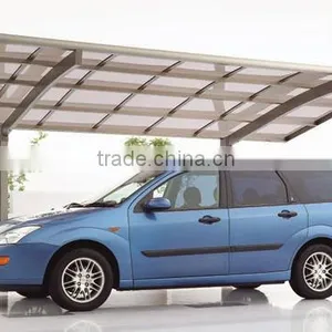 Single Slope Aluminum Polycarbonate Modern Carport thumbnail-5