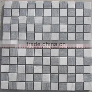 NEW ZIARAT WHITE (CARRARA WHITE) MARBLE MOSAIC TILES thumbnail-5