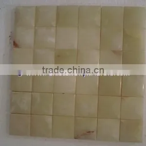Excellent Quality LIGHT GREEN ONYX MOSAIC TILES COLLECTIONS thumbnail-5