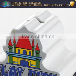 Castle House Shape Ceramic Coin Bank thumbnail-2