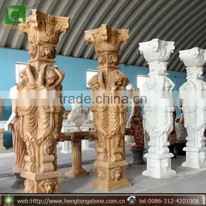 Marble Figure Square Pillar Design thumbnail-1