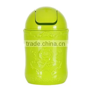 Plastic Desktop Mini Trash Bin Trash Can Used for Car Dustbin thumbnail-3