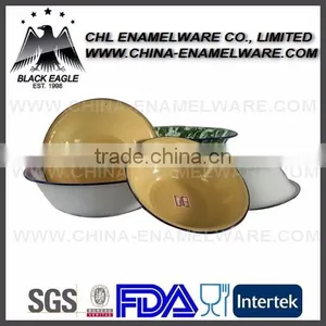 Wholesale Enamel Wash Basin With Rolled Rim thumbnail-1
