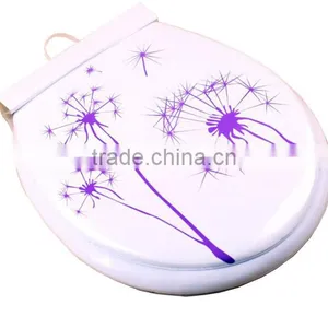 Adult PVC SOFT Printing Toilet Seat Cover, 17"/19" PVC Soft Toilet Seat, Print Toilet Seat thumbnail-3