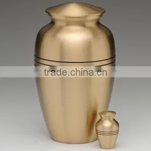 Brass Urn | Cremation Urn | Metal Urn | Funeral Urn | Ash Urn thumbnail-1