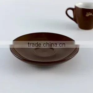 Custom Espresso Cup and Saucer, Ceramic Coffee Cup thumbnail-3