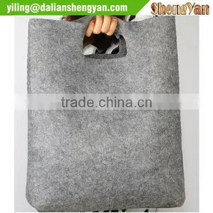 Grey Felt Shopper Bag thumbnail-1
