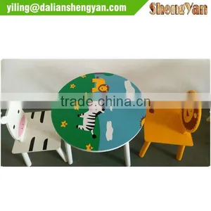 Kids Desk, Kids Chair, Eco-friendly Wooden Children Table And Chair thumbnail-1