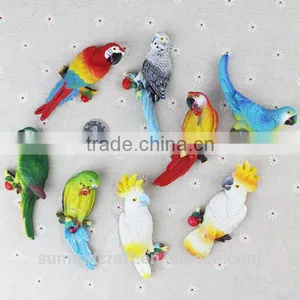 Artificial Polyresin Parrot Lizard Owl Personalized Fridge Magnets thumbnail-1