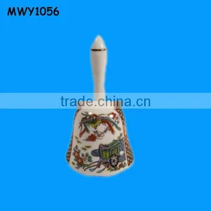 Flowers Decorated Popular Ceramic Unique Bike Bells thumbnail-1