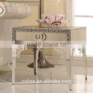 Cheap Price Stainless Steel High End Side Table/modern Furniture Corner Table thumbnail-2