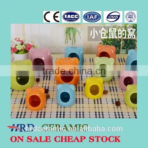 Cat Form Hamster Ceramic Designer Pet House thumbnail-1