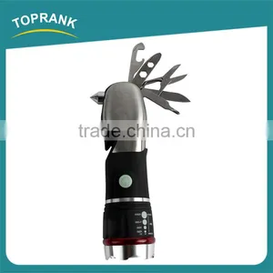 High Quality Outdoor Multifunction Mini Tools High Power Emergency Led Camping Flashlight thumbnail-2
