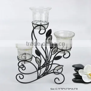Tabletop Hurricane Candle Holder For Wedding thumbnail-1