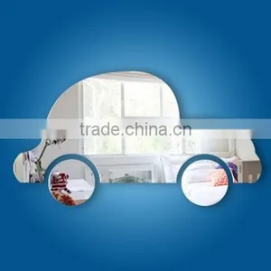 Car Shape Mirror Stickers for Kids Room Decoration thumbnail-1