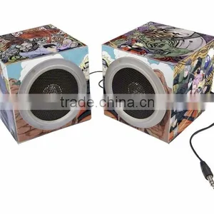 New Design Custom Full Logo Printing Foldable Cardboard Mini Speaker for Promotion Gift thumbnail-2