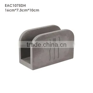 Hot Sale Kitchen Accessories Novel Concrete Tissue Holder / Knife Holder for Wholesale thumbnail-4